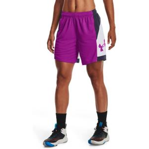 imageUnder Armour Womens Baseline 6quot Basketball Shorts577 Strobe  Tempered Steel  Strobe