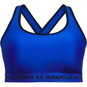 imageUnder Armour Womens Crossback Mid Impact Sports Bra400 Team Royal   White