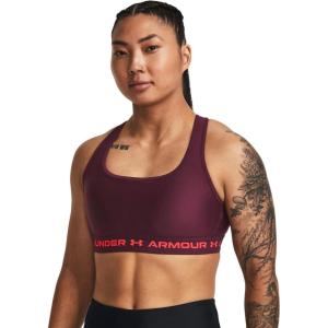 imageUnder Armour Womens Crossback Mid Impact Sports Bra600 Dark Maroon   Beta