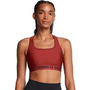 imageUnder Armour Womens Crossback Mid Impact Sports Bra840 Earthen Orange   Black
