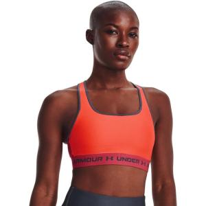 imageUnder Armour Womens Crossback Mid Impact Sports Bra877 After Burn   Chakra