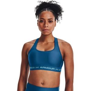 imageUnder Armour Womens Crossback Mid Impact Sports BraCruise Blue 899Cloudless Sky