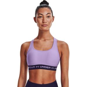 imageUnder Armour Womens Crossback Mid Impact Sports BraOctane 566Jet Gray