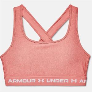 imageUnder Armour Womens Crossback Mid Impact Sports BraStardust Pink Light Heather 649White