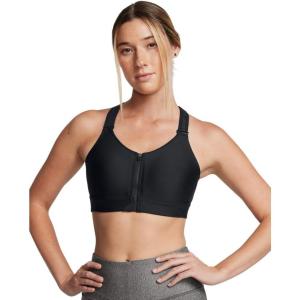 imageUnder Armour Womens Infinity High Impact Zip Sports Bra002 Black   Black