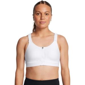 imageUnder Armour Womens Infinity High Impact Zip Sports Bra101 White   White