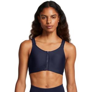 imageUnder Armour Womens Infinity High Impact Zip Sports Bra410 Midnight Navy   Midnight Navy
