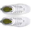 imageUnder Armour Boys Harper 7 Mid Junior Rubber Molded Cleat Baseball Shoe100 WhiteWhiteMod Gray