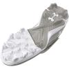 imageUnder Armour Boys Harper 7 Mid Junior Rubber Molded Cleat Baseball Shoe101 Baseball GrayBaseball GrayWhite