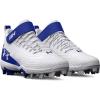 imageUnder Armour Boys Harper 7 Mid Junior Rubber Molded Cleat Baseball Shoe400 RoyalWhiteRoyal