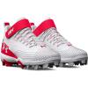 imageUnder Armour Boys Harper 7 Mid Junior Rubber Molded Cleat Baseball Shoe600 RedWhiteRed