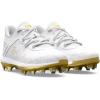 imageUnder Armour Boys Harper 8 TPU Jr Baseball Shoe100 WhiteWhiteMetallic Gold