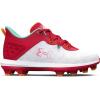 imageUnder Armour Boys Harper 8 TPU Jr Baseball Shoe600 RedWhiteRed