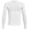 imageUnder Armour Boys HeatGear LongSleeve TShirtWhite 100Black