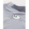imageUnder Armour Boys HeatGear Mock Long SleeveSteel 035Black