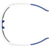 imageUnder Armour Boys Ua Playmaker Jr Wrap SunglassesMatte WhiteBlue Multi