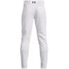 imageUnder Armour Boys Utility Baseball Pant Closed100 White   Black
