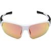 imageUnder Armour Changeup Dual Sunglasses WrapSatin White  Ua Tuned Baseball With Orange