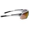 imageUnder Armour Changeup Dual Sunglasses WrapSatin White  Ua Tuned Baseball With Orange