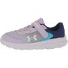 imageUnder Armour Girls Assert 9 Alternate Closure Running Shoe502 Nebula PurpleSonar BlueWhite