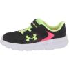 imageUnder Armour Girls Assert 9 Alternate Closure Running ShoeBlack 002Quirky Lime