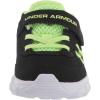 imageUnder Armour Girls Assert 9 Alternate Closure Running ShoeBlack 002Quirky Lime