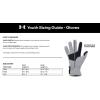 imageUnder Armour Girls Harper Baseball Gloves 24100 White  White  Metallic Gold