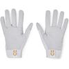 imageUnder Armour Girls Harper Baseball Gloves 24100 White  White  Metallic Gold