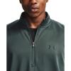 imageUnder Armour Mens Armour Fleece 12 Zip TShirtBaroque Green 310Black