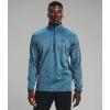 imageUnder Armour Mens Armour Fleece 12 Zip TShirtBlue Note 413Black