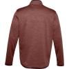 imageUnder Armour Mens Armour Fleece 12 Zip TShirtCinna Red 688Black