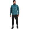 imageUnder Armour Mens Armour Fleece 12 Zip TShirtDark Cyan 463Black