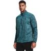 imageUnder Armour Mens Armour Fleece 12 Zip TShirtDark Cyan 463Black