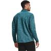 imageUnder Armour Mens Armour Fleece 12 Zip TShirtDark Cyan 463Black