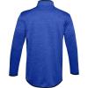 imageUnder Armour Mens Armour Fleece 12 Zip TShirtEmotion Blue 401Black
