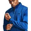 imageUnder Armour Mens Armour Fleece 12 Zip TShirtEmotion Blue 401Black