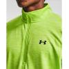 imageUnder Armour Mens Armour Fleece 12 Zip TShirtGreen Citrine 394Black