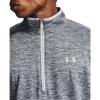 imageUnder Armour Mens Armour Fleece 12 Zip TShirtHalo Gray 014Black
