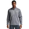 imageUnder Armour Mens Armour Fleece 12 Zip TShirtHalo Gray 014Black