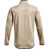 imageUnder Armour Mens Armour Fleece 12 Zip TShirtKhaki Base 289Black