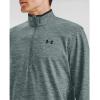 imageUnder Armour Mens Armour Fleece 12 Zip TShirtLichen Blue 424Black