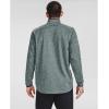 imageUnder Armour Mens Armour Fleece 12 Zip TShirtLichen Blue 424Black