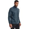 imageUnder Armour Mens Armour Fleece 12 Zip TShirtMechanic Blue 467Black