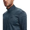 imageUnder Armour Mens Armour Fleece 12 Zip TShirtMechanic Blue 467Black