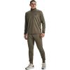 imageUnder Armour Mens Armour Fleece 12 Zip TShirtTent 361Green