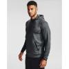 imageUnder Armour Mens Armour Fleece Solid HoodiePitch Gray 012Black