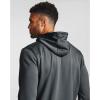 imageUnder Armour Mens Armour Fleece Solid HoodiePitch Gray 012Black