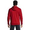 imageUnder Armour Mens Armour Fleece Solid HoodieRed 600Black