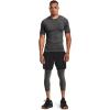 imageUnder Armour Mens Armour Heatgear 34 LeggingsCarbon Heather 090Black