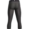 imageUnder Armour Mens Armour Heatgear 34 LeggingsCarbon Heather 090Black
